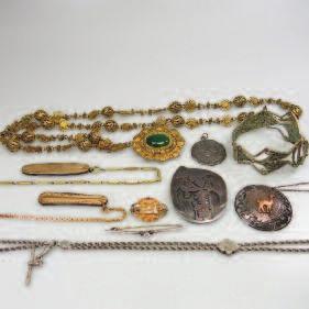57 Quantity Of Costume, Silver And Gold- Filled