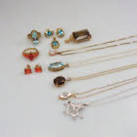 93 Small Quantity Of Gold Jewellery including chains and pendants,
