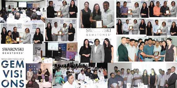 News Bytes SWAROVSKI PRESENTS GEM VISIONS 2018 STATE-OF-THE-ART WUNDERKAMMER SWAROVSKI organised the dazzling Gem Visions 2018 on February 22 at The Waterstones Hotel, Mumbai for its exclusive