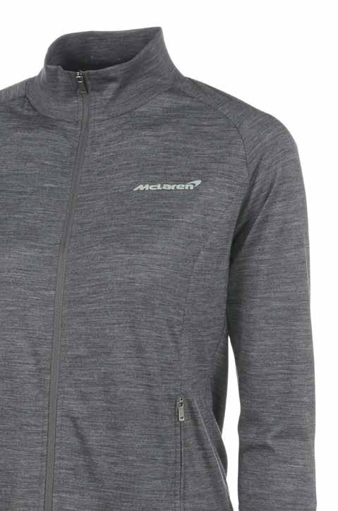 Women s Sweatshirt Using specially selected luxury merino wool fabric to maximise performance and comfort, this is a stylish and practical addition to the McLaren womenswear range.