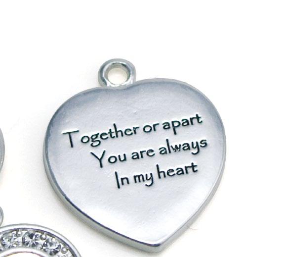 makes a thoughtful gift. Card: 3-3/4" W x 5" H. Necklace, 16" L.