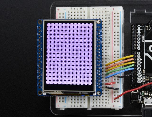 Adafruit GFX Library The Adafruit_GFX library for Arduino provides a common syntax and set of graphics functions for all of our TFT, LCD and OLED displays.