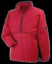 Shell: 100% Polyester Microfibre Lining: 100% Nylon mesh from ankle to knee Extra long zip from ankle to