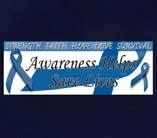 Dark blue ribbons with the words Hope, Faith, Love. (RIB-8) Qty: 10 yards.