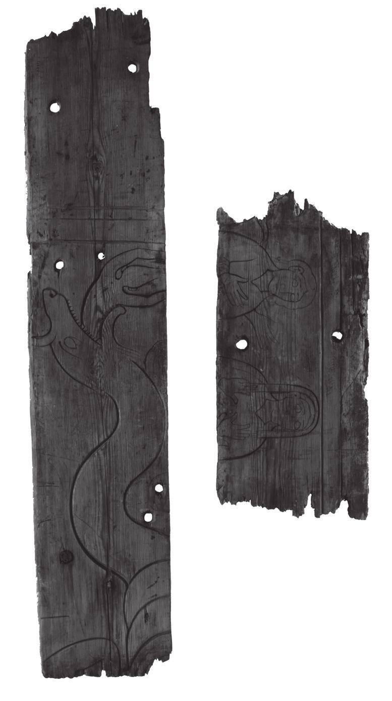 38 Joanne Shortt Butler Fig. 3.1. Two 12th-century panels from Flatatunga, Iceland, thought to have decorated the cathedral at Hólar. Photo: Þjóðminjasafn Íslands.