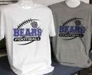 LZHS Football T Shirt Nike Brand Gray or White $20. $22.