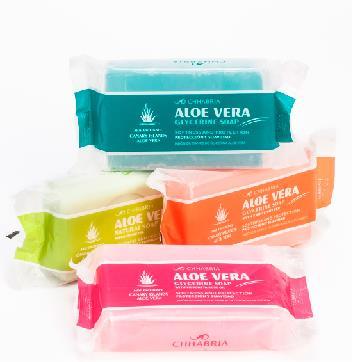 GLYCERIN ALOE VERA SOAPS 100% natural soaps with no ingredients harsh or harmful to the skin.