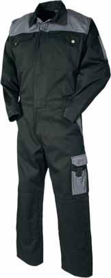 Material: 50% nylon / 50% cotton, 245 g/m², water resistant X Product Code: PBS98PC - Navy WORKWEAR - COVERALLS CONTRAST PLUS 1941 50 COVERALL Triple stitched for ultimate strength.