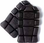 Gel foam centre to cap for even weight distribution when worn for long periods. An all round superior Knee Pad.