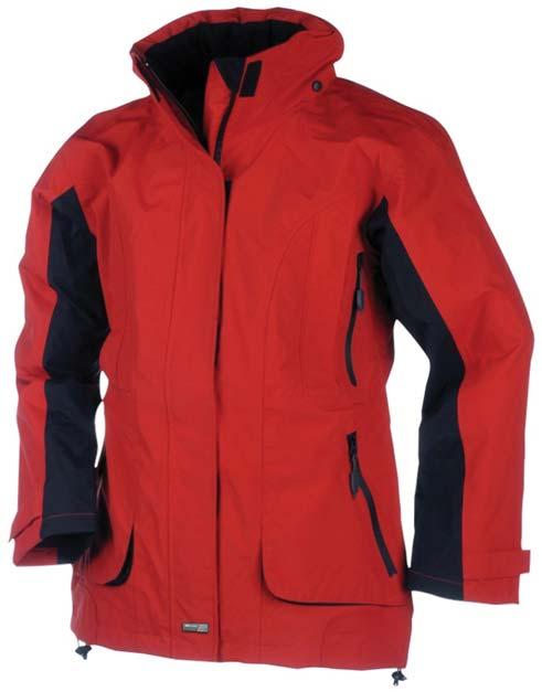 FOUL WEATHER PROTECTION FOUL WEATHER PROTECTION GALAN LADIES WATERPROOF JACKET 440Z 100 % waterproof, windproof, highly breathable, water repellant outer fabric, moisture attracting coating on the