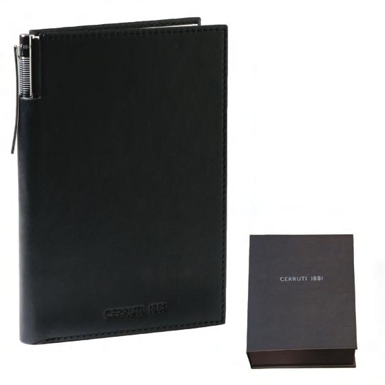 Rise notebook set Grey and black unlined notebook 56
