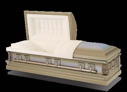 Where a medallion or corner design is placed on a LifeSymbols or LifeStories featured casket determines whether or not an adapter is required. See page 6 for reference.