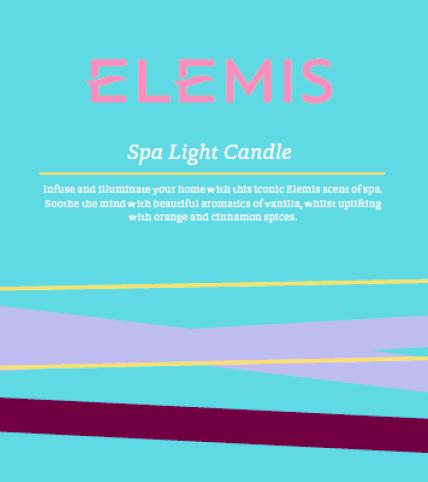 spa light candle Infuse and illuminate your home with
