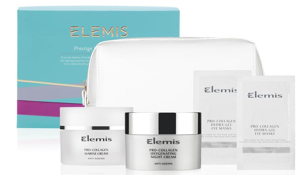 The Gift of Elemis: prestige Pro-collagen From the depths of the Mediterranean Sea, discover the anti-ageing power of padina pavonica with this award-winning trio to help