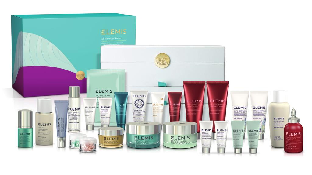 The Gift of Elemis: 25 Heritage Heroes Dive into the treasures of our 25-years of excellence with this generous and transformative collection for face and body. 225.00 Worth 425.00 Save 200!