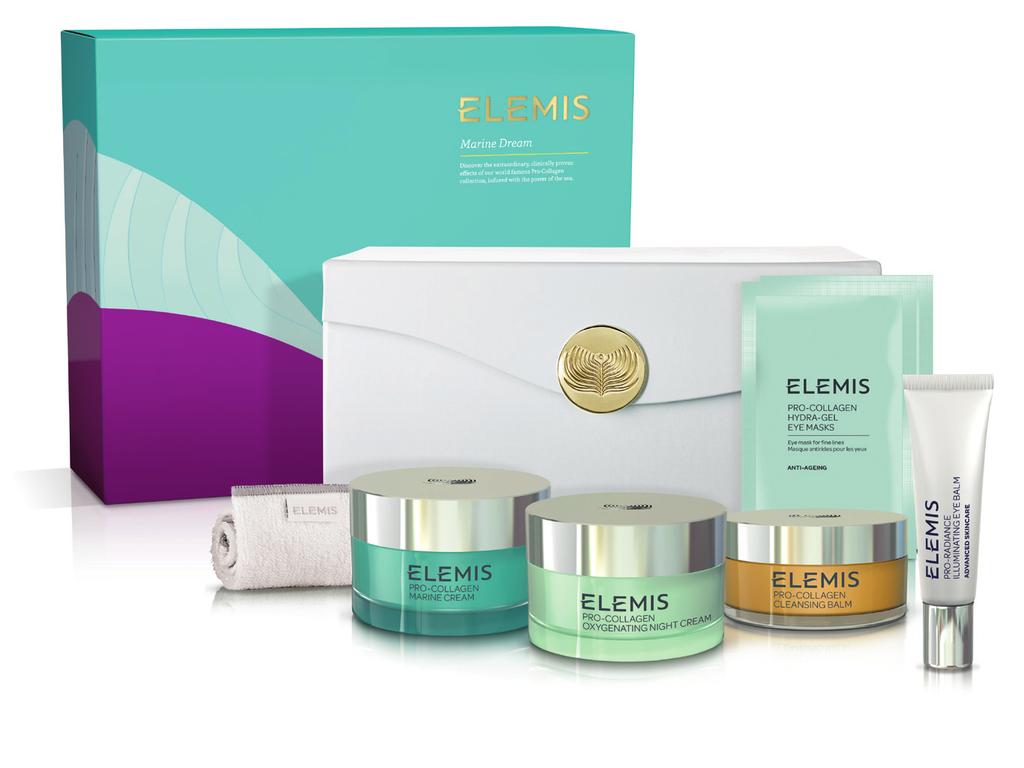 The Gift of Elemis: marine dream Discover the extraordinary, clinically proven effects of our world famous Pro- Collagen collection, infused with the power of the sea. 199.00 Worth 371.40 