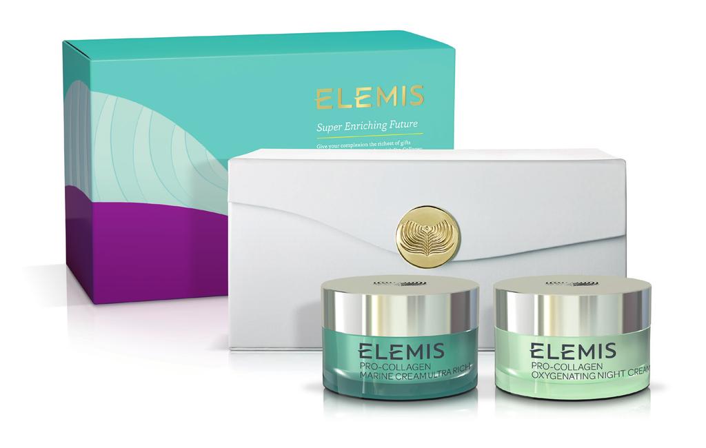 The Gift of Elemis: Super Enriching Future Give your complexion the richest of gifts with this power packed Ultra-Rich Pro-Collagen Day and