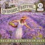 Calls for Artists Paint Out, June 26 - July 10, 2014 Art Show, July 12-13, 2014 Paint the lavender fields of Oregon from June 26 - July 10, 2014.