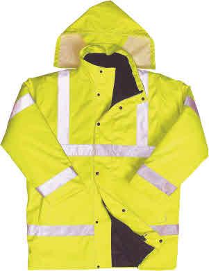 Class 3 Breathable Bomber Jacket 300D polyester/ PU shell with fully taped waterproof seams & storm fastening Two