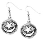 Earrings Q60-5088 Star and Moon