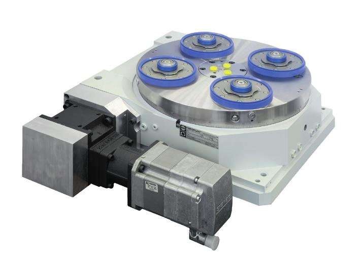 ROTARY TABLES FOR THE USE IN MACHINE TOOLS FIBROPLAN NC rotary tables with worm drive > All-rounder for the most diverse applications > Available as single or multi-axis combination > Transport loads