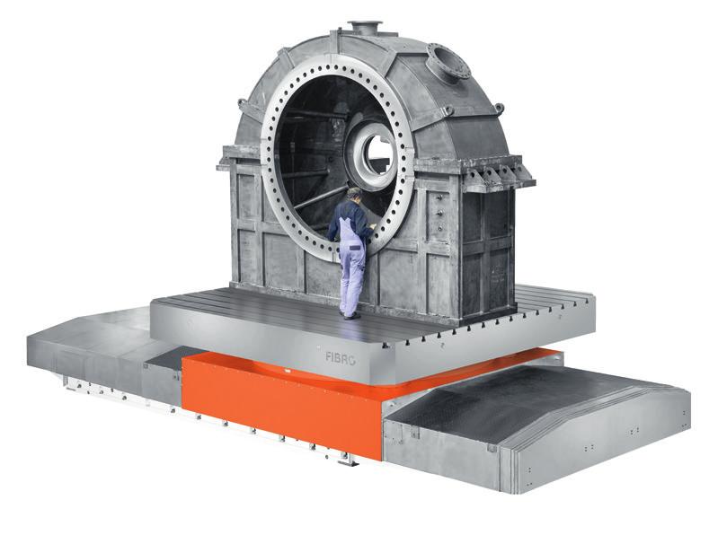 maximum operating area > Design with force distribution optimisation for highest rigidity > Pre-stressed axial/radial bearing for highest resistance to tilt and best axial runout accuracy and