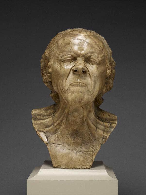 Gonzales-Day, Bruce Nauman, Pierre Picot, Arnulf Rainer, and Cindy Sherman Vexed Man, after 1770. Franz Xaver Messerschmidt (German, 1736 1783). Alabaster. The J. Paul Getty Museum, Los Angeles.