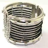 90 Stand Out - Brilliant Beaded Wrist Cuffs Set Of