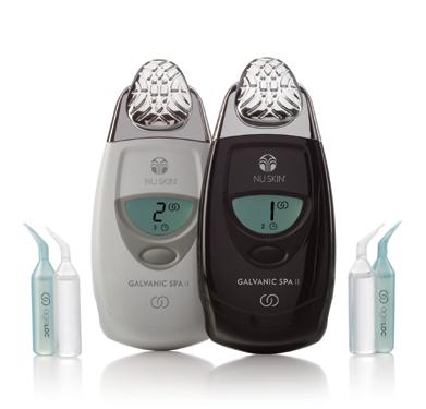 Welcome to the luxury and convenience of youthful spa benefits at home The specially designed ageloc Edition Nu Skin Galvanic Spa System II, together with the ageloc Transformation daily skin care