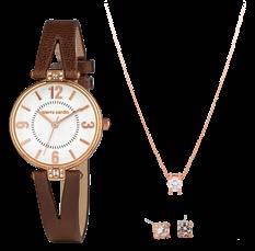 Jewellery & watch sets for her 25 PIERRE CARDIN Watch with leather
