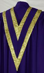 very best in style and appearance. The reverse side of this stole is the same color as the outer edge. Use our stoles to enhance your style.