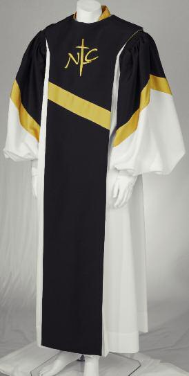 GH 512 HNPS An elegant tri-colored robe will enrich your entire service!