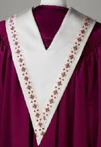 Choose fabrics, colors and Jacquard ribbon trims that will make you and your choir stand out and be noticed.