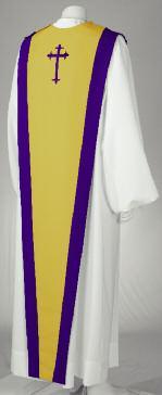 3/4 length front and a full length back panel provides for a great addition to any robe.