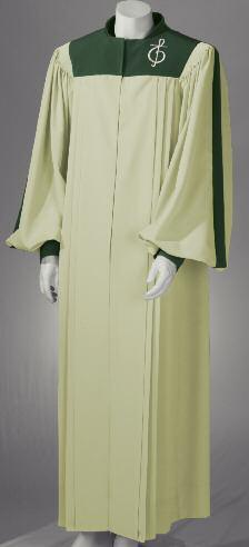 All Hoffman Brothers robes feature fully pressed front pleats for a crisp, clean appearance.