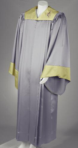 GH 111 NCPS shown with S 6NP Stole GH 117 VNOS S 6NP Stole, reverse side, front view GH 117 VNOS Open flowing sleeves highlight this bright style.