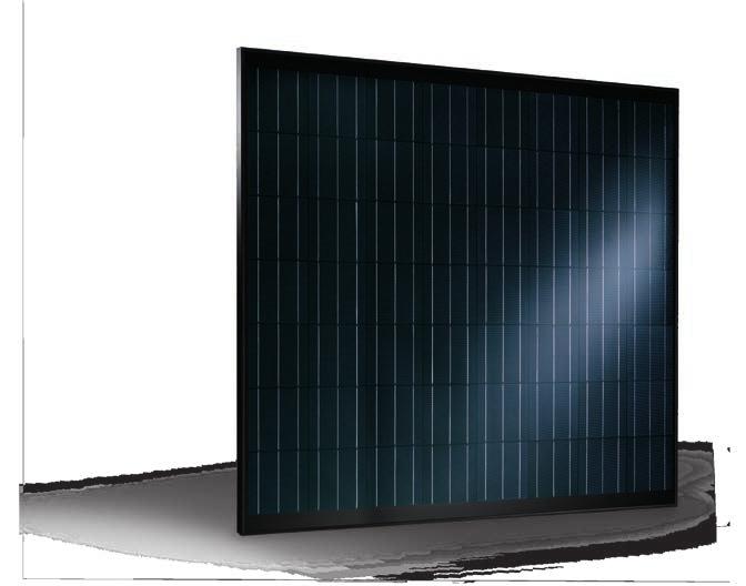 poly Descrizione Description Modulo fotovoltaico policristallino rettangolare con 56 celle da 6 (156x156 mm) Cornice in alluminio anodizzato nero Photovoltaic polycristalline rectangular module with