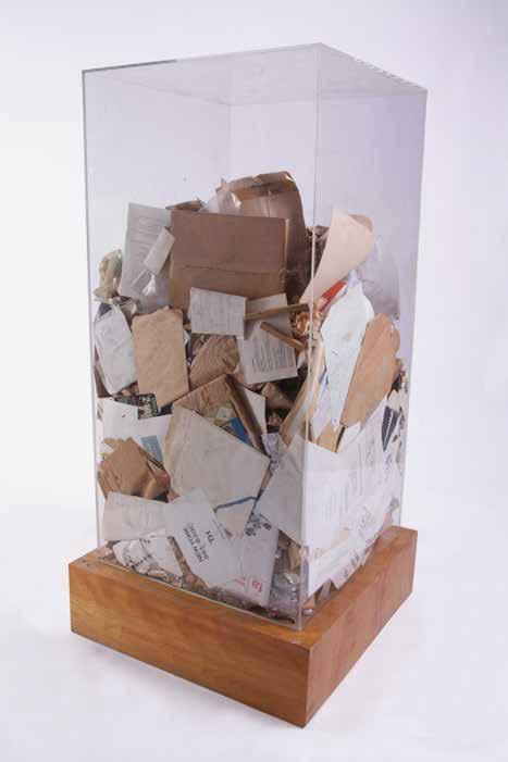 ARMAN Sol Lewitt s Refuse, 1970 Accumulation of studio refuse in Plexiglas box 48 x 24 x 24 in.