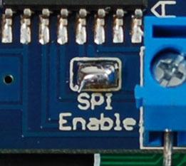 Connect to SPI Another option for connecting is to use SPI, which is a simpler protocol. The good news about SPI is that its very simple and you can use any 3 pins to connect.