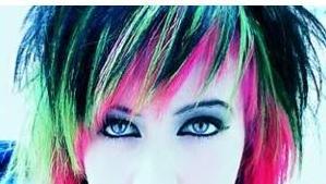 Scene hair color ideas are quite similar to hair color ideas for emo hairstyles, but they tend to be more varied and colorful than the latter.