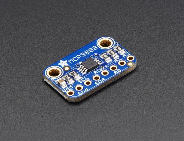 Overview This I2C digital temperature sensor is one of the more accurate/precise we've ever seen, with a typical accuracy of ±0.25 C over the sensor's -40 C to +125 C range and precision of +0.0625 C.