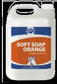 SOFT SOAP ORANGE PRODUCTCODE 909 All-purpose hand wash Highly concentrated liquid soap with pleasant fresh fragrance. Mild to skin.