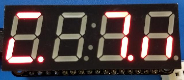 matrix.blink_rate(0) LED 7-segment Display To use a 7-segment display you'll first need to import the adafruit_ht16k33.segments module and create an instance of the Seg7x4 class.