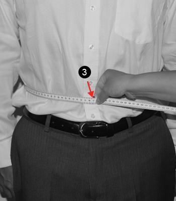 3. STOMACH Measure around the widest part of your abdomen, placing a finger between your body and the tape. Make sure the tape is at the same height at all times.