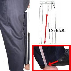 15. INSEAM Measure from the lowest part of your crotch area to the floor.