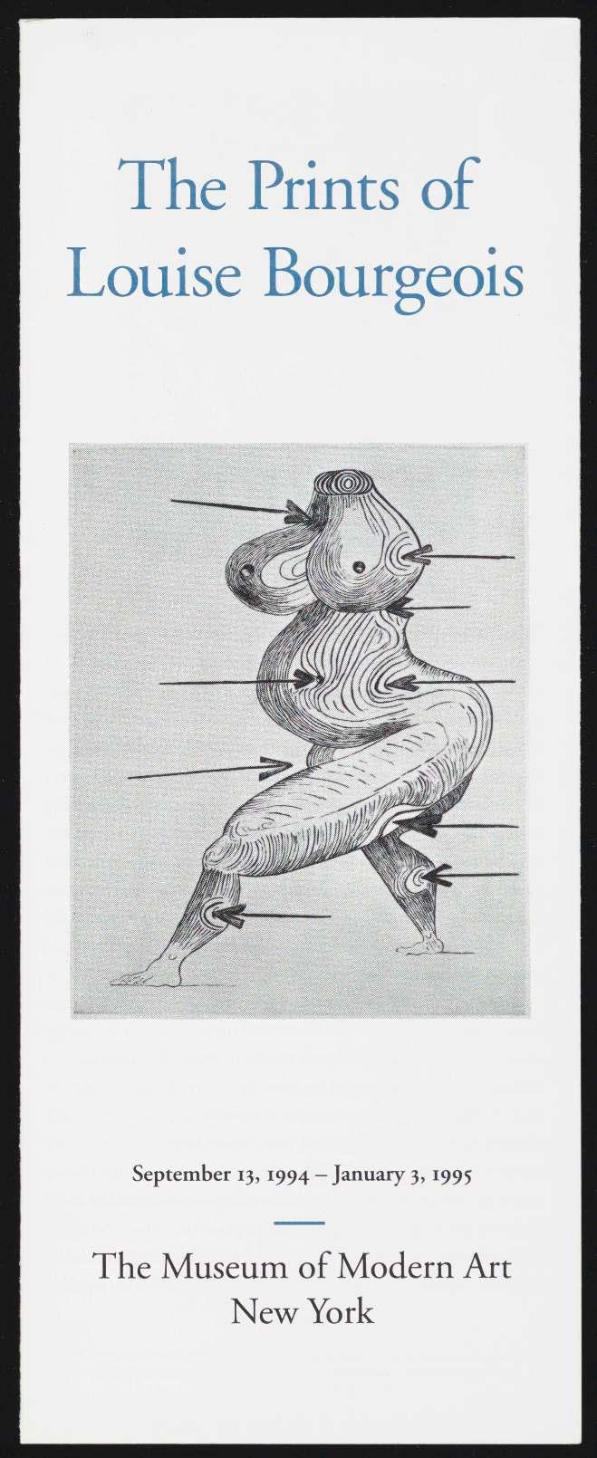 The Prints of Louise Bourgeois September 13, 1994