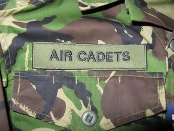 Air Cadet TRF: To be sewn centrally on the right sleeve 7.