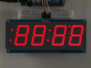 2" 4-Digit 7-Segment Display w/i2c Backpack - Red PRODUCT ID: 1270 What's better than a single LED? Lots of LEDs!