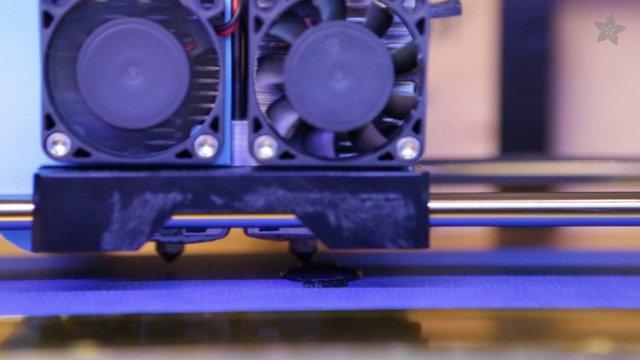 Ninjaflex also has great adhesion to blue painters tape as well as acrylic