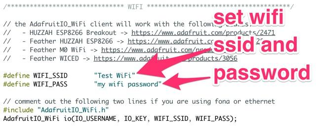WiFi Config WiFi is enabled by default in config.